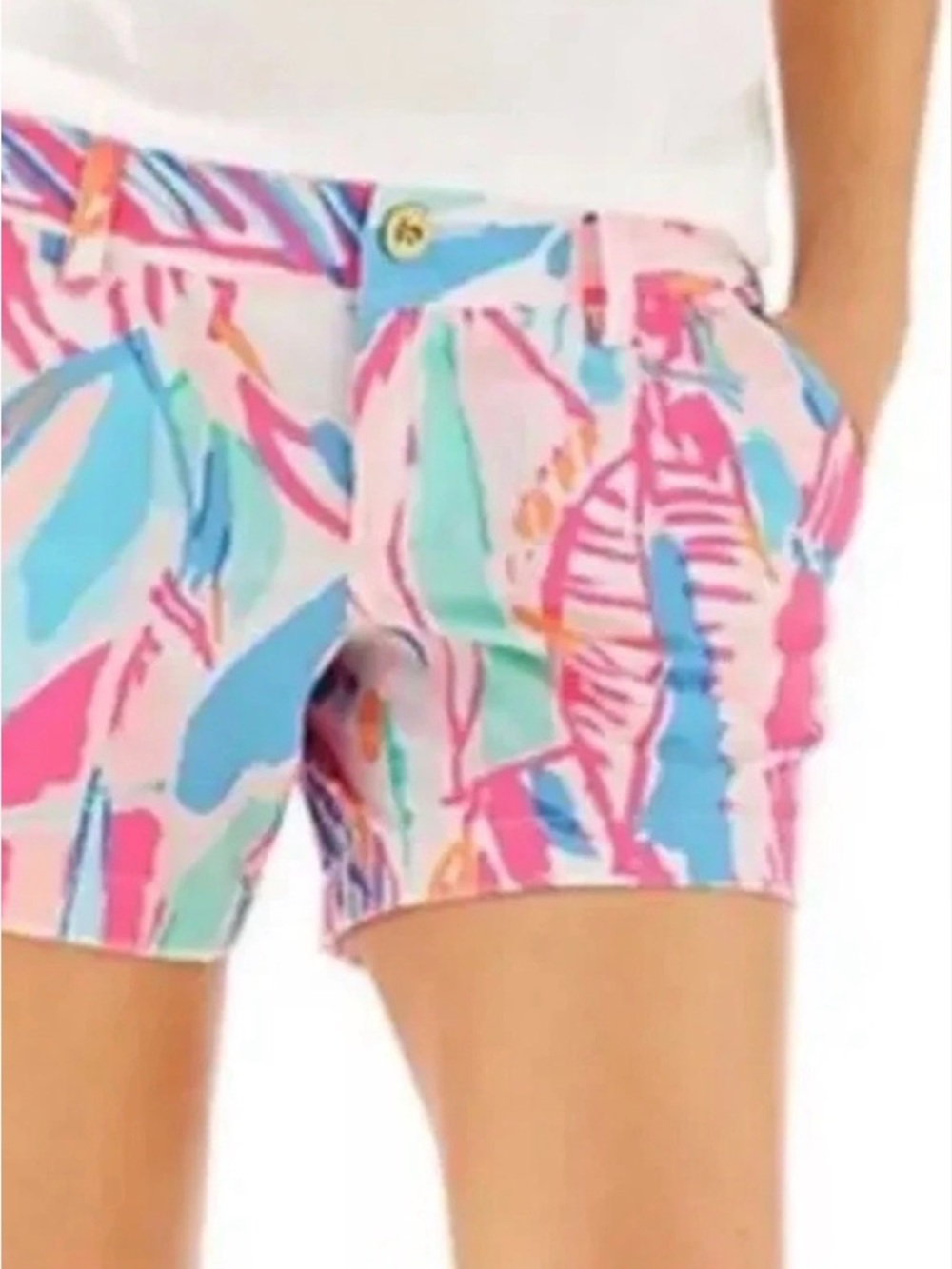 Lilly pulitzer Callahan shorts out to sea 12 pink blue